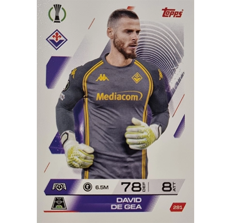 Topps Match Attax Champions League 2025/26 KARTE 281 DAVID DE GEA