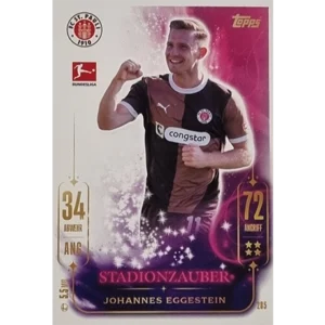 Topps Bundesliga Match Attax 2024/25 / Nr. 285 JOHANNES EGGESTEIN / STADIONZAUBER