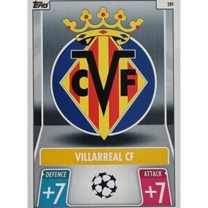 Topps Champions League 2021/2022 Nr 289 Villareal CF Team Badge