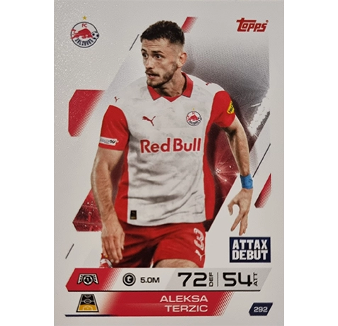 Topps Match Attax Champions League 2025/26 KARTE 292 ALEKSA TERZIC