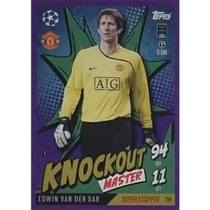 Topps Champions League EXTRA Match Attax 2024-2025 / 298 EDWIN VAN DER SAR / LILA PARALLEL