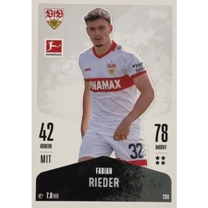 Topps Bundesliga Match Attax 2024/25 / Nr. 298 FABIAN RIEDER