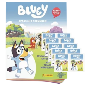 Panini Bluey Sticker Album + 10 Tüten – Sammel-Bundle 2025