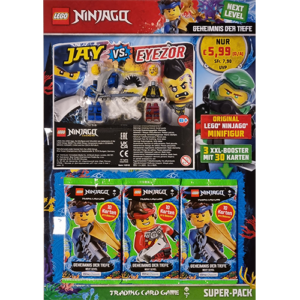  Lego Ninjago Serie 7 Next Level TCG Geheimnisse der Tiefe - 1x Super Pack JAY vs EYEZOR