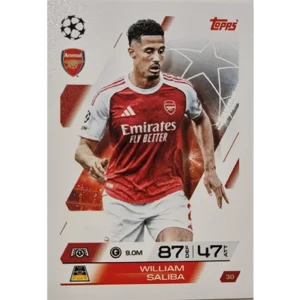Topps Match Attax Champions League 2025/26 KARTE 030 WILLIAM SALIBA