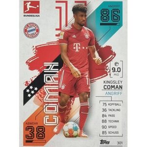 Topps Match Attax Bundesliga 2021/22 Nr 301 Kingsley Coman