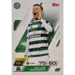 Topps Match Attax Champions League 2025/26 KARTE 301 CALLUM MCGREGOR
