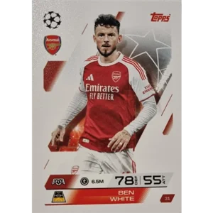 Topps Match Attax Champions League 2025/26 Karte 031 BEN WHITE
