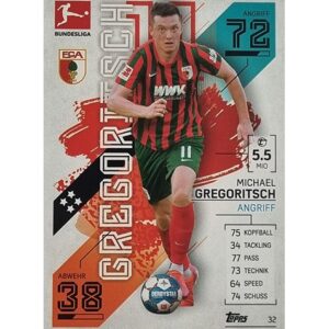 Topps Match Attax Bundesliga 2021/22 Nr 032 Michael Gregoritsch