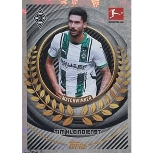 Topps Bundesliga Sticker Saison 2024/2025 / Sticker Nummer 330 Tim Kleindienst / Matchwinner