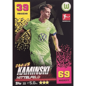 Topps Match Attax Bundesliga 2022-23 - Nr 333 Jakub Kaminski