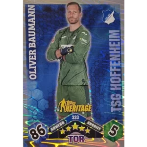 Topps Bundesliga Match Attax 2024/25 / Nr. 333 OLIVER BAUMANN / HERITAGE