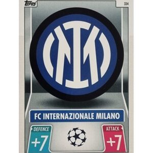 Topps Champions League 2021/2022 Nr 334 Fc Internationale Milano Team Badge