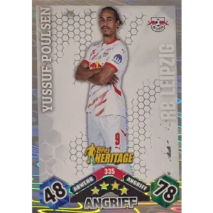 Topps Bundesliga Match Attax 2024/25 / Nr. 335 YUSSUF POULSEN / HERITAGE