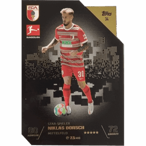Topps Match Attax Bundesliga 2022-23 - Nr 034 Niklas Dorsch Star-Spieler