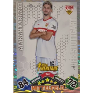 Topps Bundesliga Match Attax 2024/25 / Nr. 341 ATAKAN KARAZOR / HERITAGE