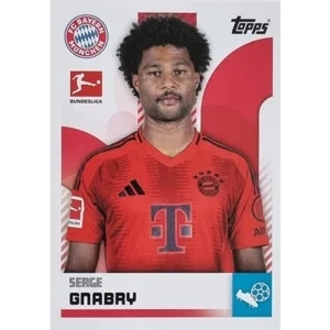 Topps Bundesliga Sticker Saison 2024/2025 / Sticker Nummer 343 Serge Gnabry