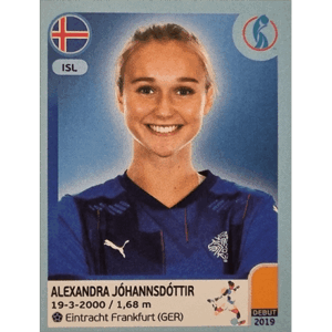 Panini Frauen EM 2022 Sticker - Nr 359 Alexandra Johannsdottir