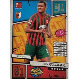 Topps Match Attax Bundesliga 2021/22 Nr 036 Felix Uduokhai