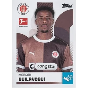 Topps Bundesliga Sticker Saison 2024/2025 / Sticker Nummer 367 Morgan Guilavogui