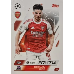 Topps Match Attax Champions League 2025/26 KARTE 038 DECLAN RICE