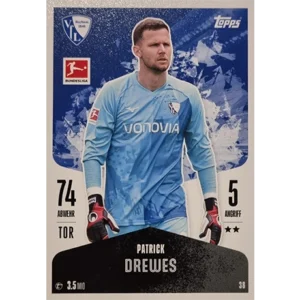 Topps Bundesliga Match Attax 2024/25 / Nr. 038 PATRICK DREWES