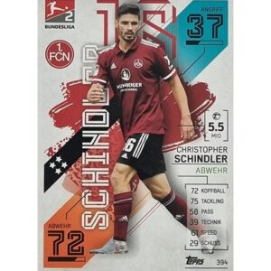 Topps Match Attax Bundesliga 2021/22 Nr 394 Christopher Schindler