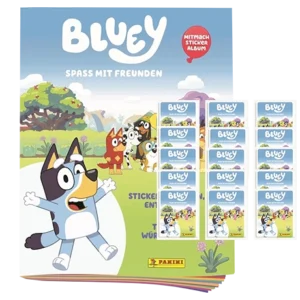 Panini Bluey Sticker Album + 15 Tüten – Sammel-Bundle 2025