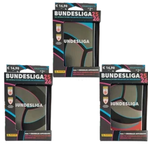 Panini Admiral Österreichische Bundesliga Sticker 2025/26 Collectors Tin – 6 Tüten + 1 Trading Card