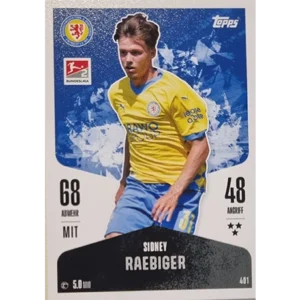 Topps Bundesliga Match Attax 2024/25 / Nr. 401 SIDNEY RAEBIGER
