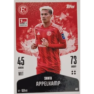 Topps Bundesliga Match Attax 2024/25 / Nr. 407 SHINTA APPELKAMP
