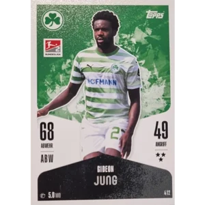 Topps Bundesliga Match Attax 2024/25 / Nr. 412 GIDEON JUNG