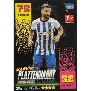 Topps Match Attax Bundesliga 2022-23 - Nr 042 Marvin Plattenhardt
