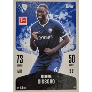 Topps Bundesliga Match Attax 2024/25 / Nr. 043 IBRAHIMA SISSOKO