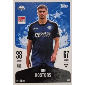 Topps Bundesliga Match Attax 2024/25 / Nr. 441 KOEN KOSTONS