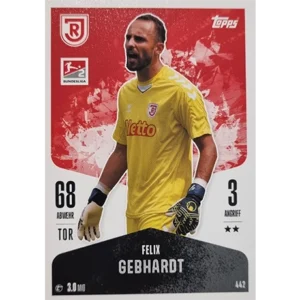 Topps Bundesliga Match Attax 2024/25 / Nr. 442 FELIX GEBHARDT