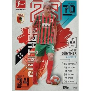 Topps Match Attax Extra 2021/22 Bundesliga - 448 Lasse Günther