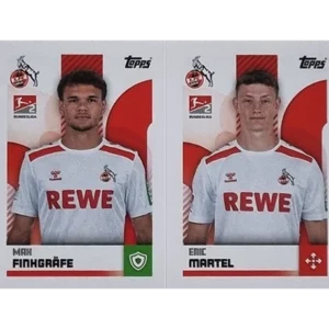Topps Bundesliga Sticker Saison 2024/2025 / Sticker Nummer 480-481 Finkgräfe & Martel