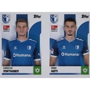 Topps Bundesliga Sticker Saison 2024/2025 / Sticker Nummer 485-486 Mathisen & Hoti