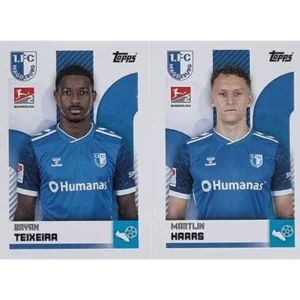 Topps Bundesliga Sticker Saison 2024/2025 / Sticker Nummer 487-488 Teixeira & Kaars