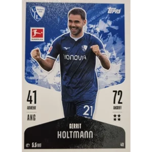 Topps Bundesliga Match Attax 2024/25 / Nr. 049 GERRIT HOLTMANN
