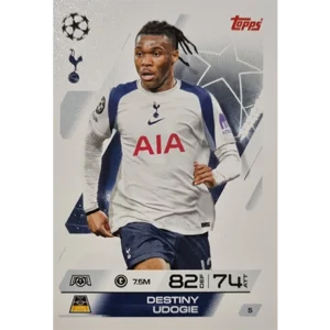 Topps Match Attax Champions League 2025/26 Karte 005 DESTINY UDOGIE
