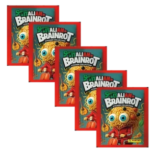 Panini Skifidol Italian Brainrot Sticker 2025 – 5 Tüten mit 25 Stickern