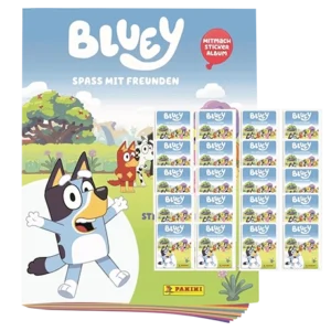 Panini Bluey Sticker Album + 20 Tüten – Sammel-Bundle 2025