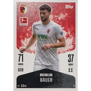 Topps Bundesliga Match Attax 2024/25 / Nr. 005 MAXIMILIAN BAUER