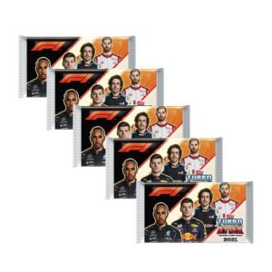 Topps Formula 1 Turbo Attax 2021 Trading Cards - 5x Booster