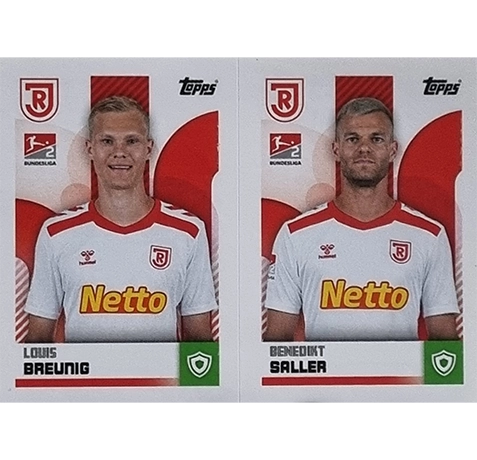 Topps Bundesliga Sticker Saison 2024/2025 / Sticker Nummer 505-506 Breunig & Saller