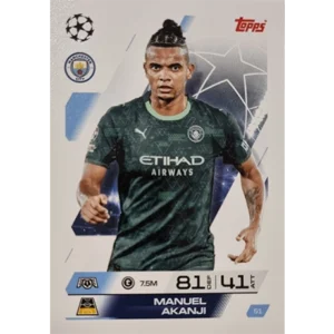 Topps Match Attax Champions League 2025/26 Karte 051 MANUEL AKANJI