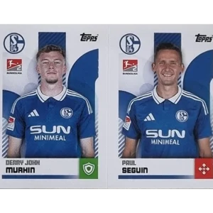 Topps Bundesliga Sticker Saison 2024/2025 / Sticker Nummer 510-511 Murkin & Seguin