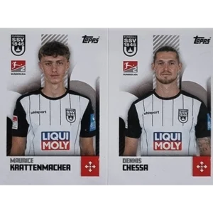 Topps Bundesliga Sticker Saison 2024/2025 / Sticker Nummer 517-518 Krattenmacher & Chessa